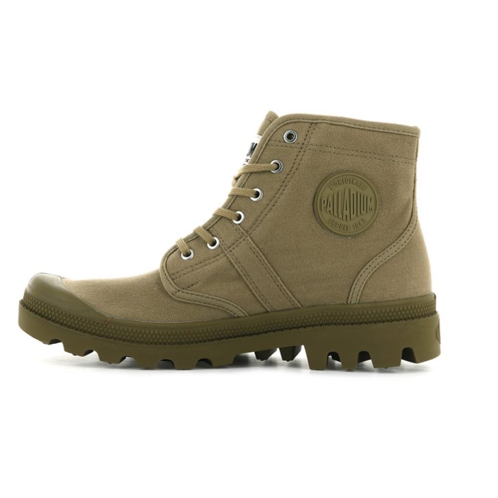 Dámské Boty Palladium Pallabrousse Legion Olivy Zelené | CZ VQB-89M